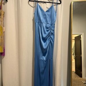 Alice and olivia blue gown